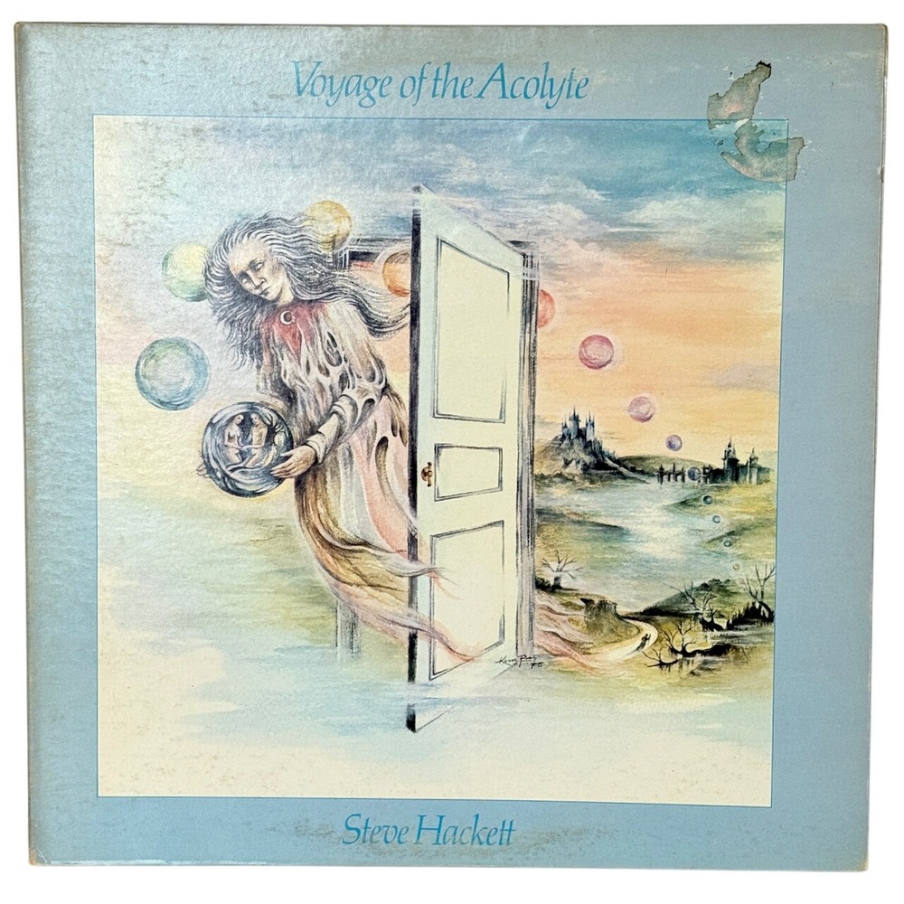 Steve Hackett - Voyage Of The Acolyte PROMO LP 1975 Chrysalis Genesis